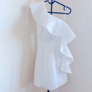 ASOS One Shoulder Mini Skate Dress